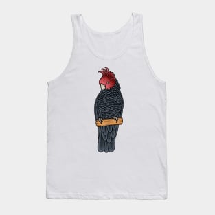 Gang gang cockatoo bird cartoon illustration Tank Top